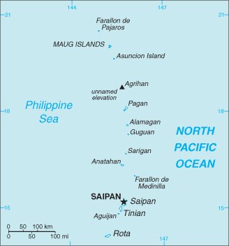 malá mapa Severních Marian