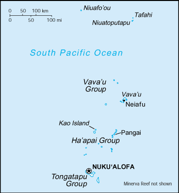 malá mapa Tongy